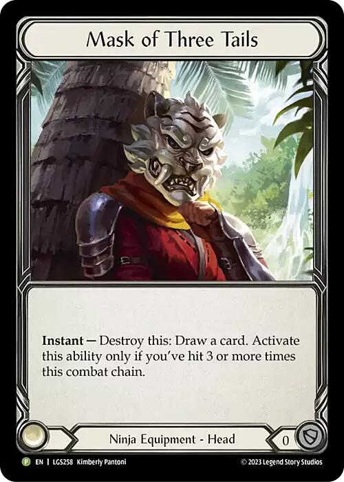Mask of Three Tails [LGS258] (Promo)  Cold Foil | Good Games North
