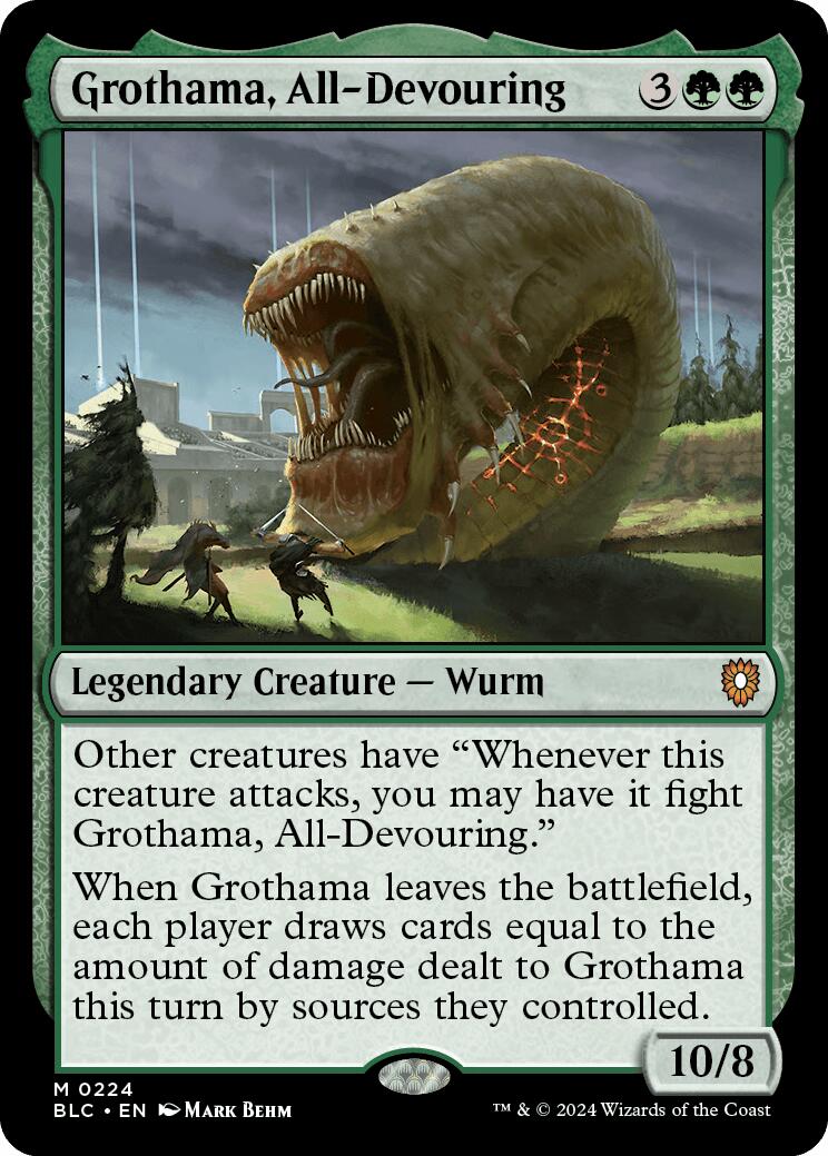 Grothama, All-Devouring [Bloomburrow Commander] | Good Games North