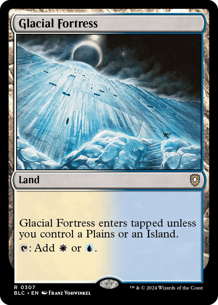 Glacial Fortress [Bloomburrow Commander] | Good Games North