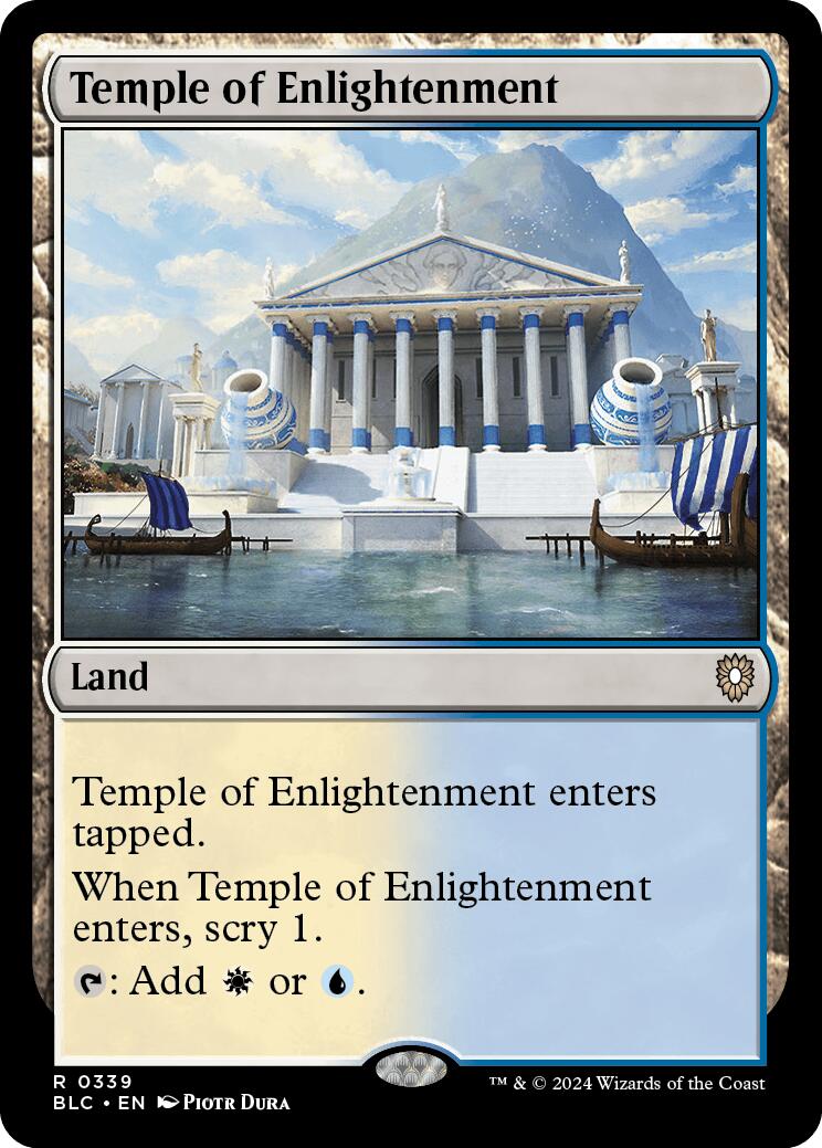Temple of Enlightenment [Bloomburrow Commander] | Good Games North