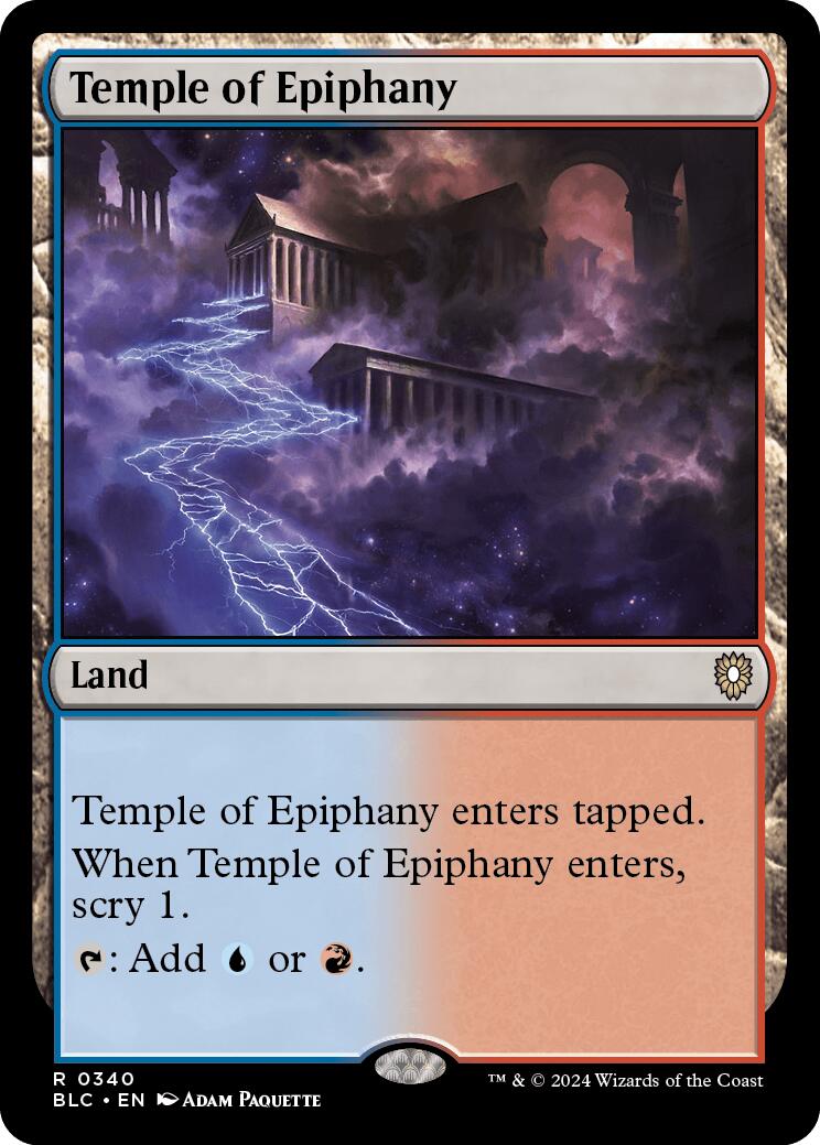 Temple of Epiphany [Bloomburrow Commander] | Good Games North