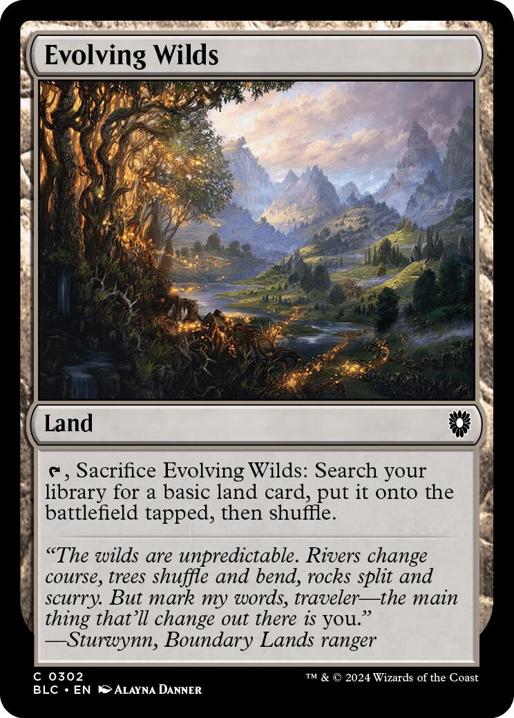 Evolving Wilds [Bloomburrow Commander] | Good Games North
