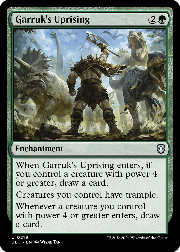Garruk's Uprising [Bloomburrow Commander] | Good Games North