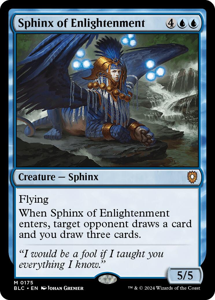 Sphinx of Enlightenment [Bloomburrow Commander] | Good Games North