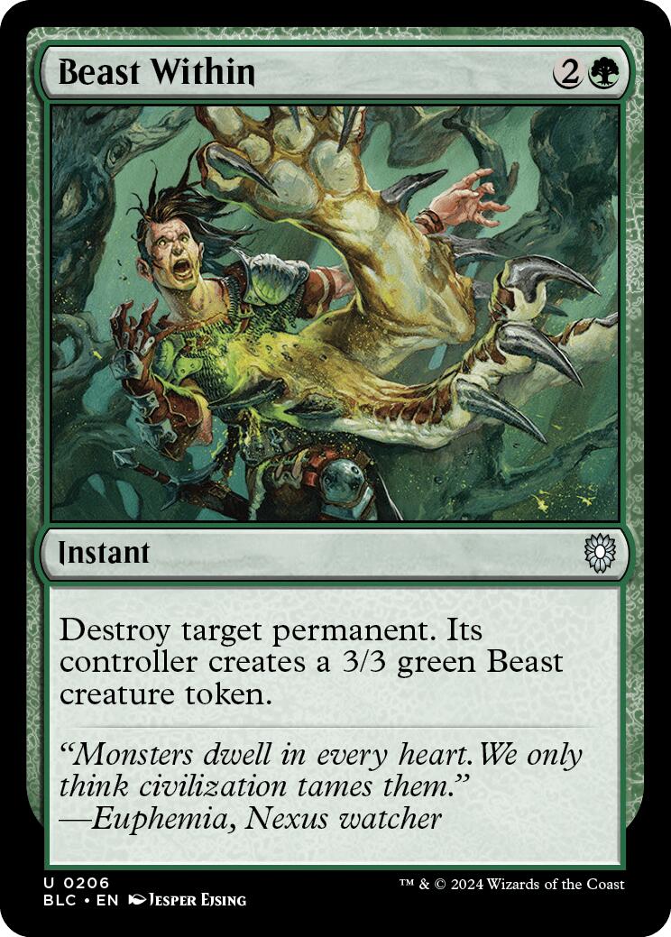 Beast Within [Bloomburrow Commander] | Good Games North
