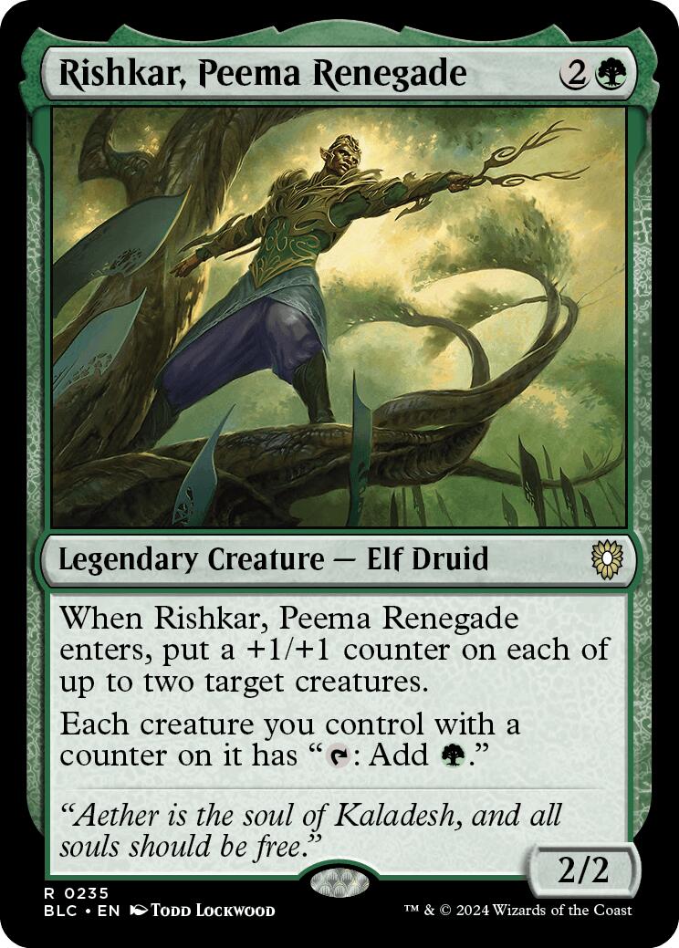 Rishkar, Peema Renegade [Bloomburrow Commander] | Good Games North