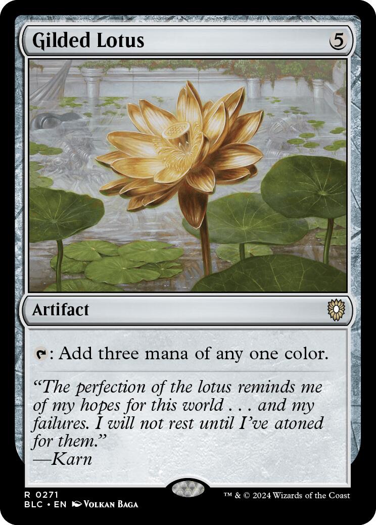 Gilded Lotus [Bloomburrow Commander] | Good Games North