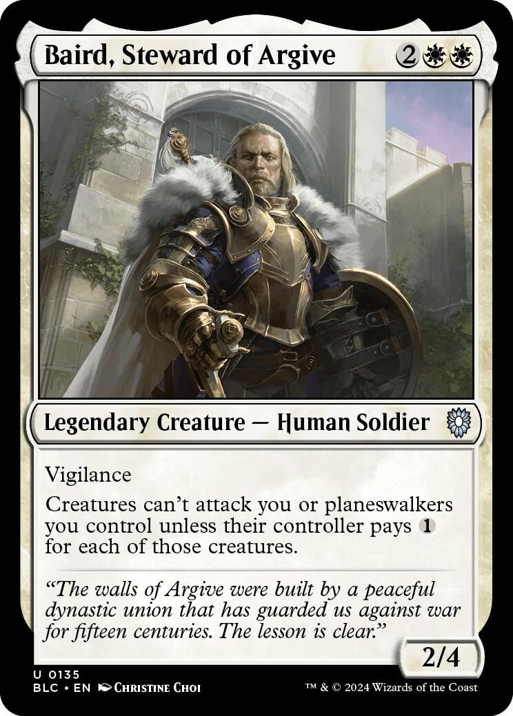 Baird, Steward of Argive [Bloomburrow Commander] | Good Games North
