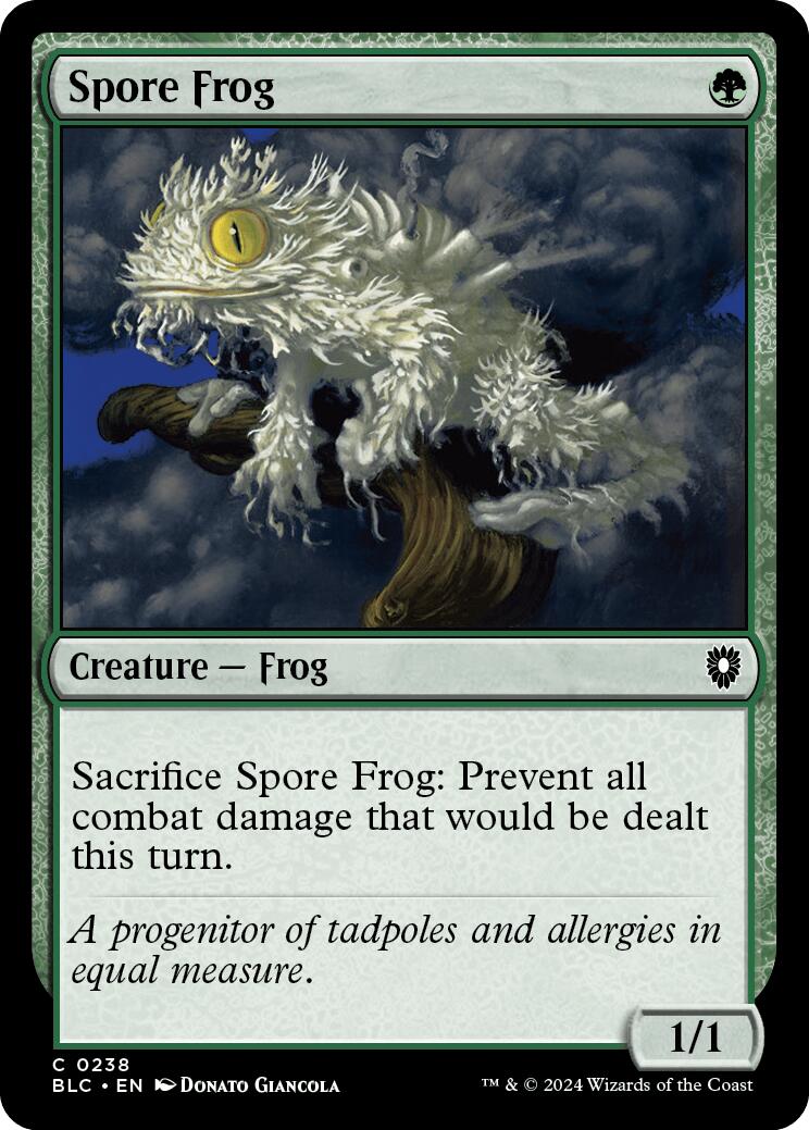 Spore Frog [Bloomburrow Commander] | Good Games North