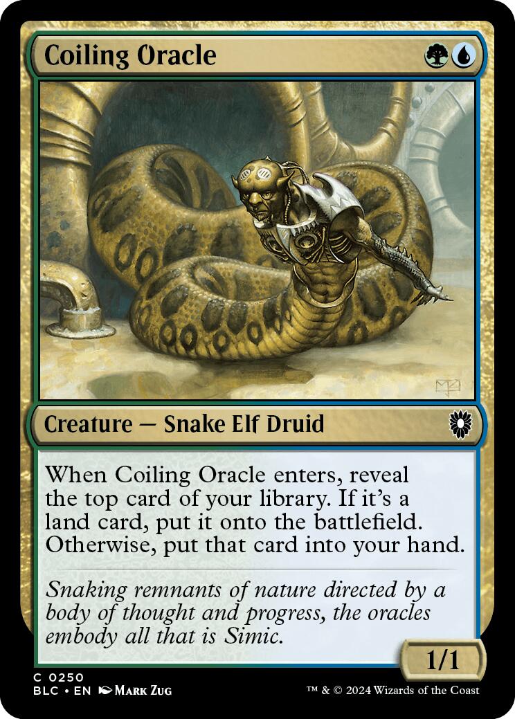 Coiling Oracle [Bloomburrow Commander] | Good Games North