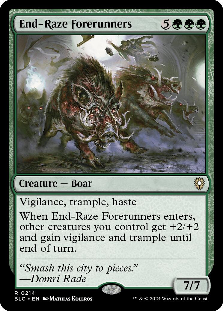 End-Raze Forerunners [Bloomburrow Commander] | Good Games North