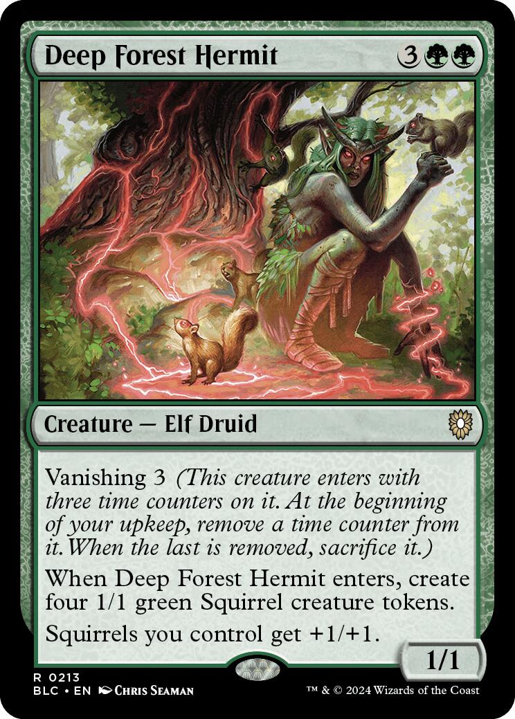 Deep Forest Hermit [Bloomburrow Commander] | Good Games North