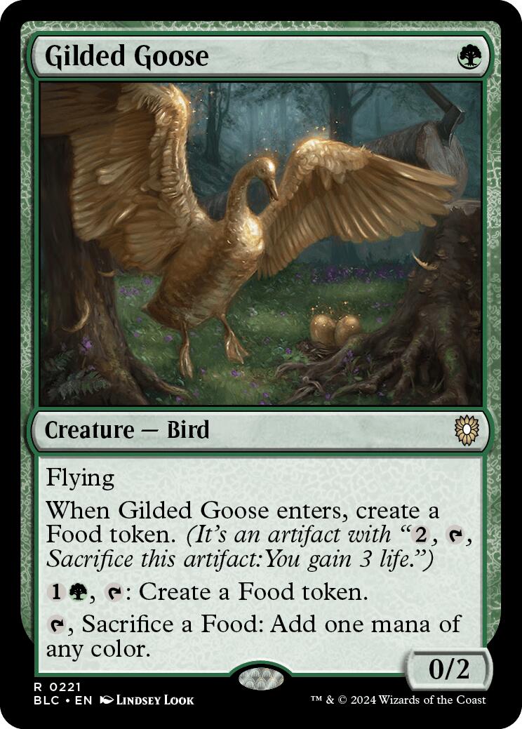 Gilded Goose [Bloomburrow Commander] | Good Games North