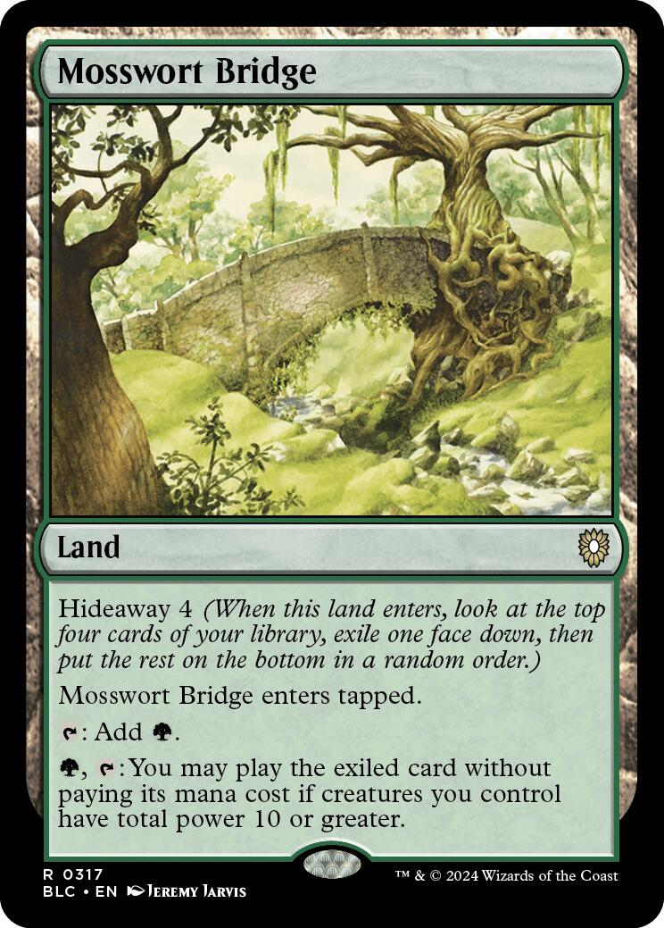 Mosswort Bridge [Bloomburrow Commander] | Good Games North