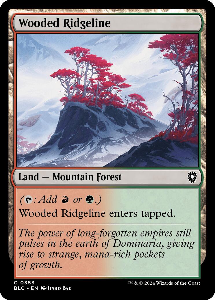 Wooded Ridgeline [Bloomburrow Commander] | Good Games North