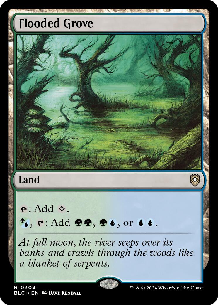 Flooded Grove [Bloomburrow Commander] | Good Games North