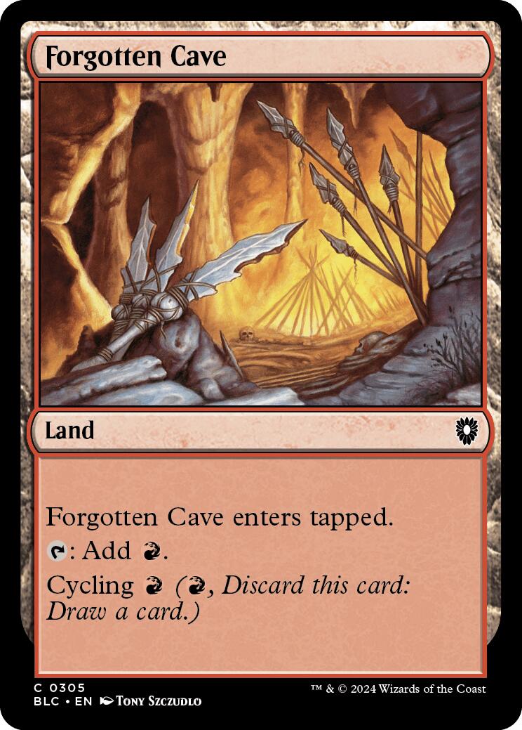 Forgotten Cave [Bloomburrow Commander] | Good Games North