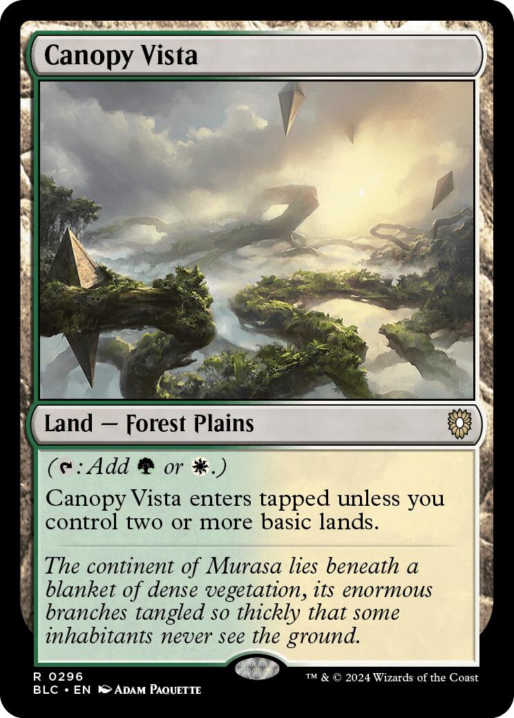 Canopy Vista [Bloomburrow Commander] | Good Games North