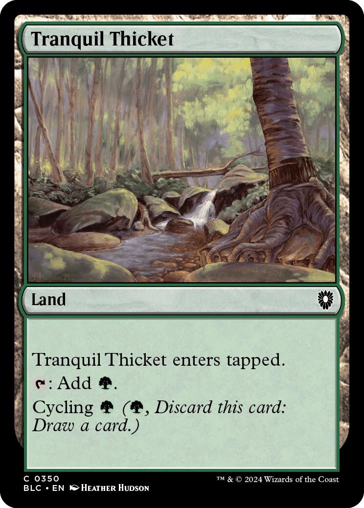Tranquil Thicket [Bloomburrow Commander] | Good Games North