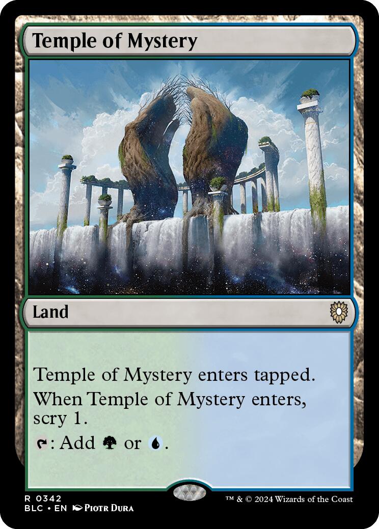Temple of Mystery [Bloomburrow Commander] | Good Games North