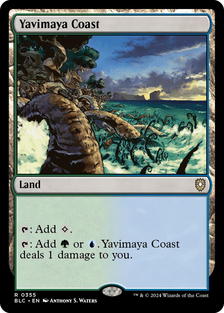 Yavimaya Coast [Bloomburrow Commander] | Good Games North