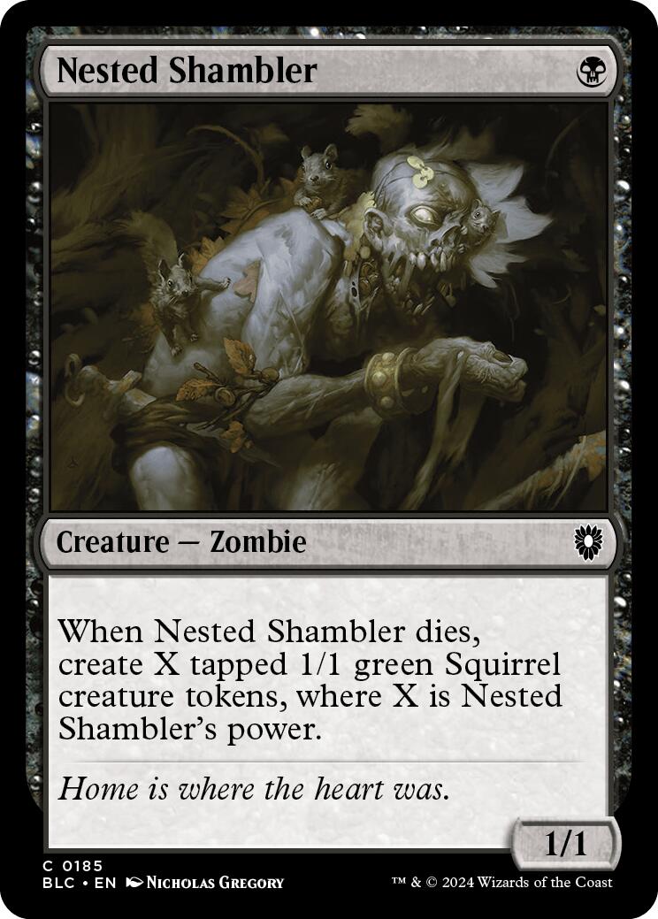 Nested Shambler [Bloomburrow Commander] | Good Games North