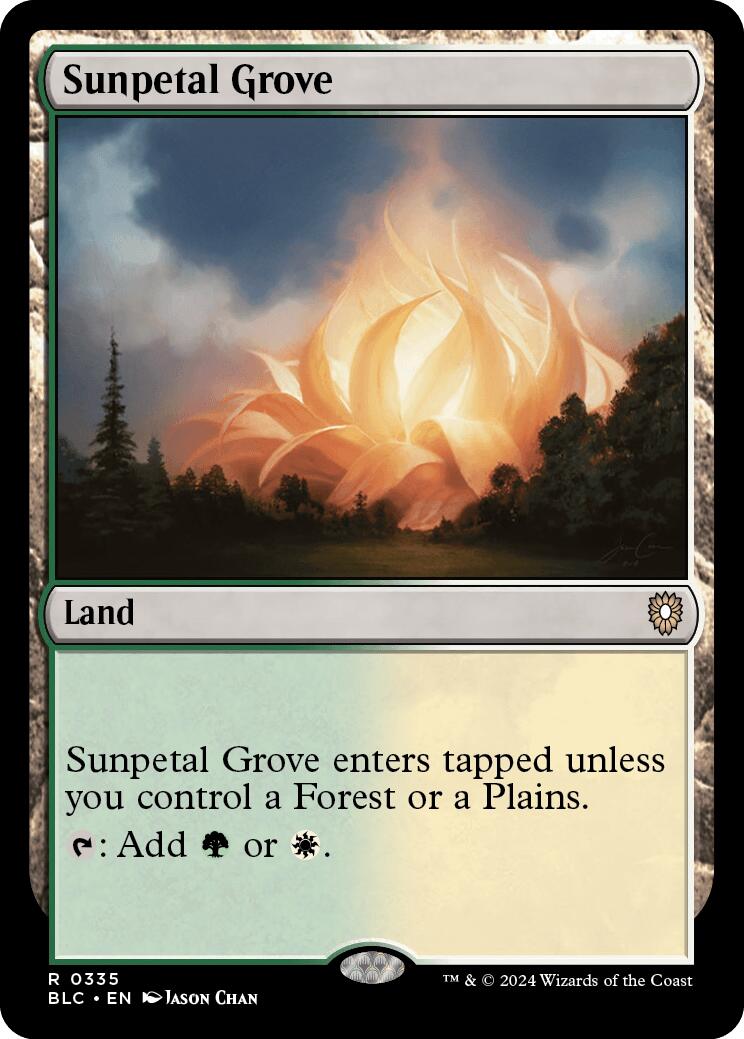 Sunpetal Grove [Bloomburrow Commander] | Good Games North