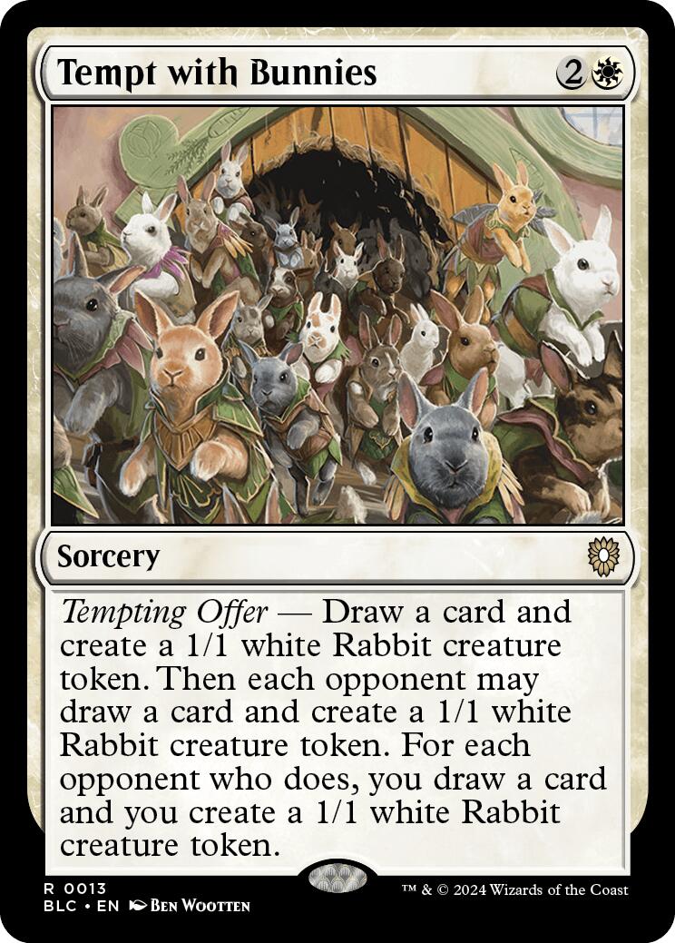 Tempt with Bunnies [Bloomburrow Commander] | Good Games North