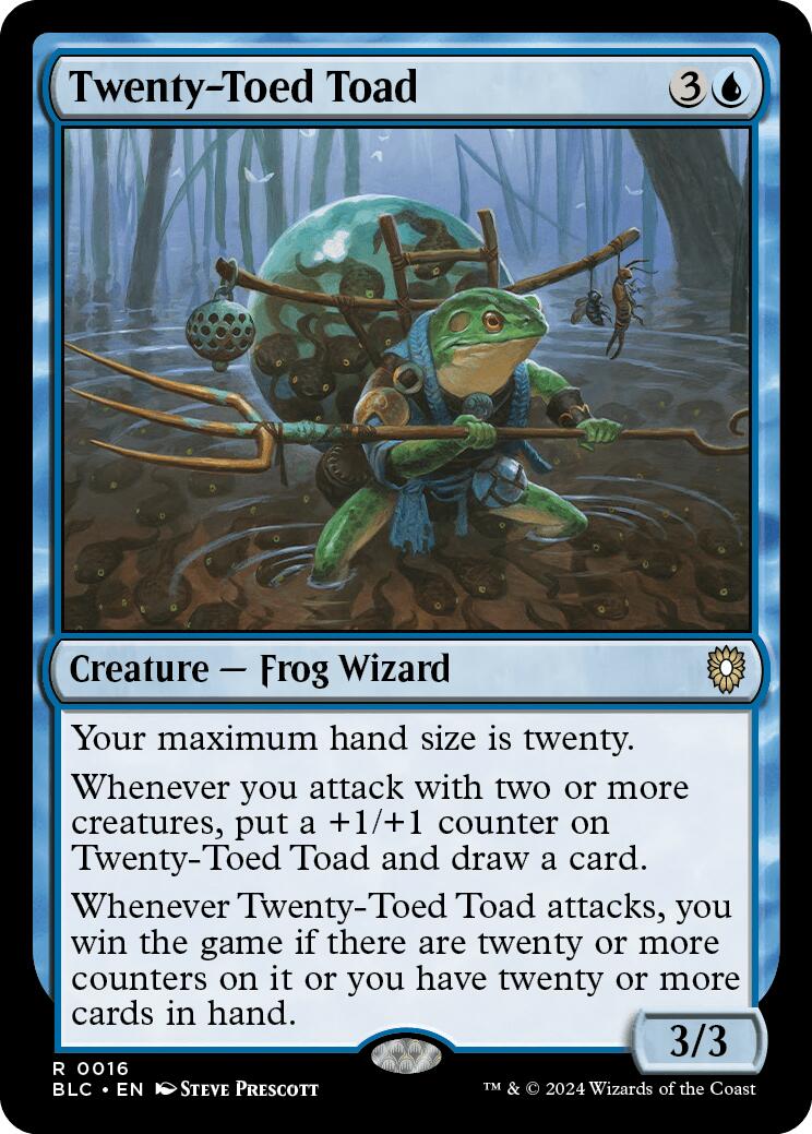 Twenty-Toed Toad [Bloomburrow Commander] | Good Games North