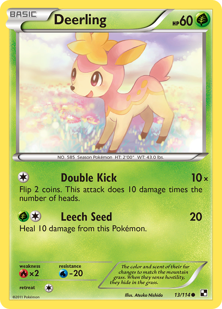 Deerling (13/114) [Black & White: Base Set] | Good Games North