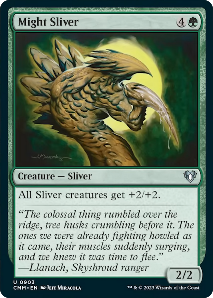 Might Sliver [Commander Masters] | Good Games North