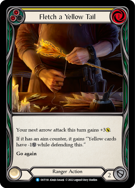 Fletch a Yellow Tail (Yellow) [OUT110] (Outsiders) | Good Games North