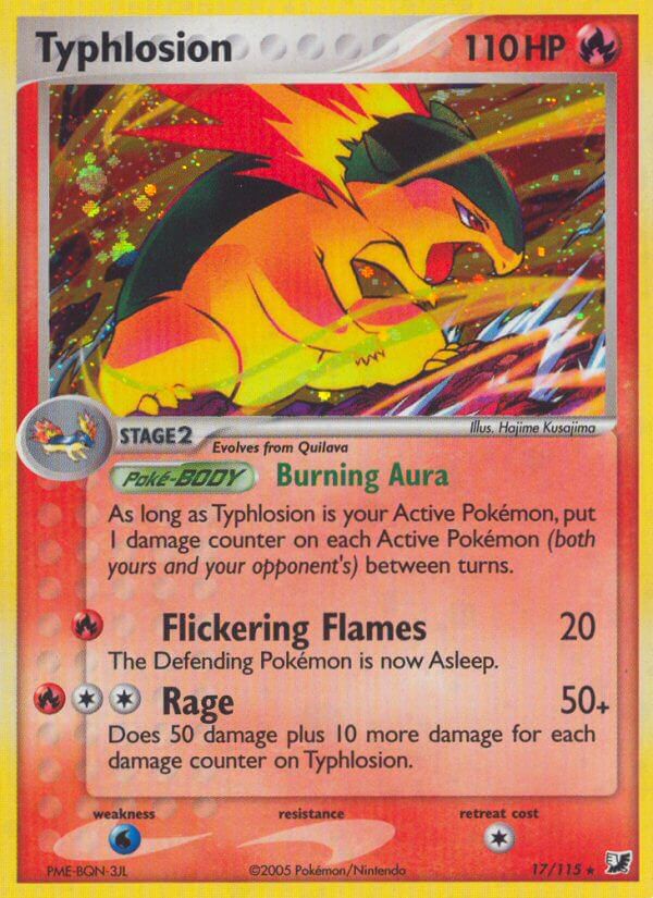 Typhlosion(17/115) (Theme Deck Exclusive) [EX: Unseen Forces] | Good Games North