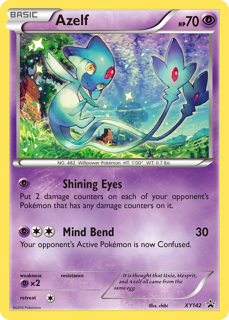 Azelf (XY142) [XY: Black Star Promos] | Good Games North