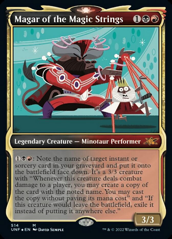 Magar of the Magic Strings (Showcase) (Galaxy Foil) [Unfinity] | Good Games North