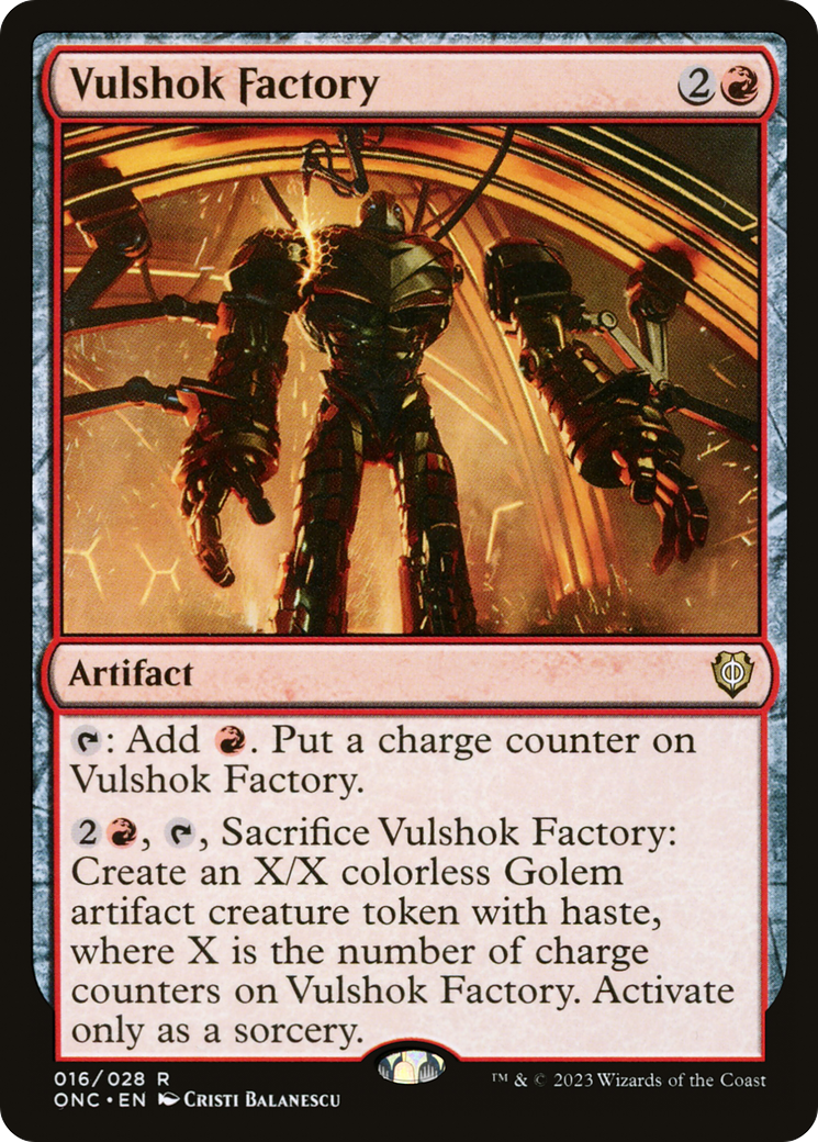 Vulshok Factory [Phyrexia: All Will Be One Commander] | Good Games North