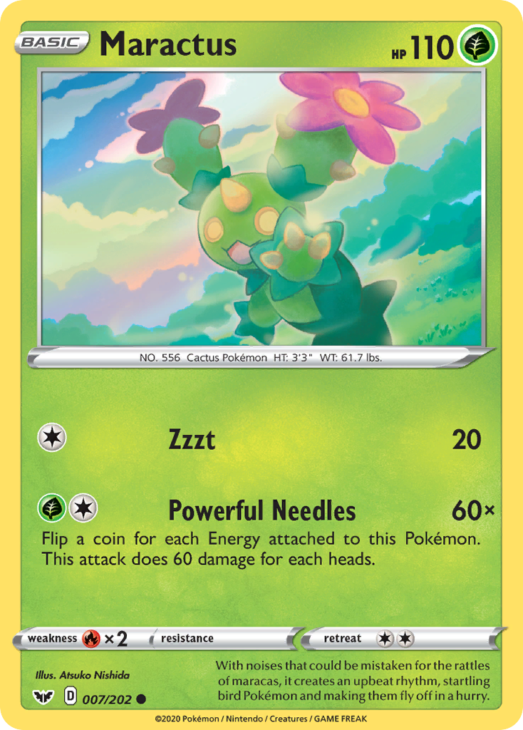 Maractus (007/202) [Sword & Shield: Base Set] | Good Games North