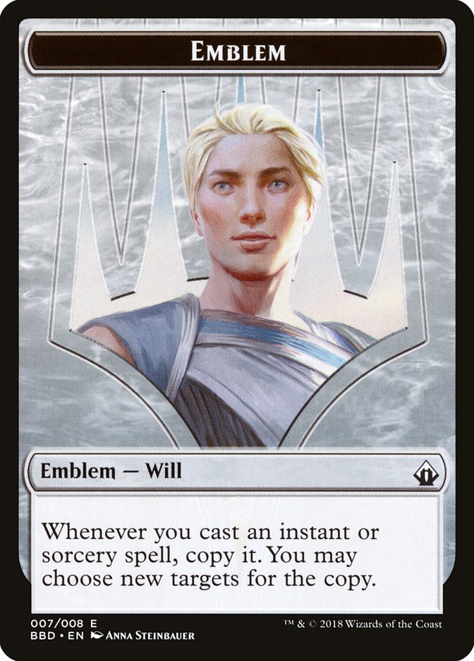 Will Kenrith Emblem [Battlebond Tokens] | Good Games North