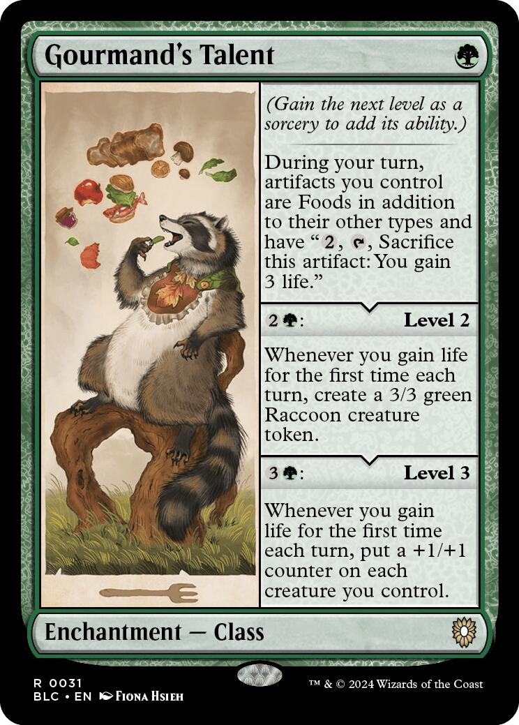 Gourmand's Talent [Bloomburrow Commander] | Good Games North