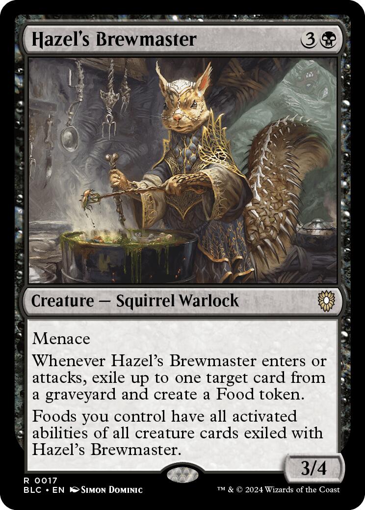 Hazel's Brewmaster [Bloomburrow Commander] | Good Games North
