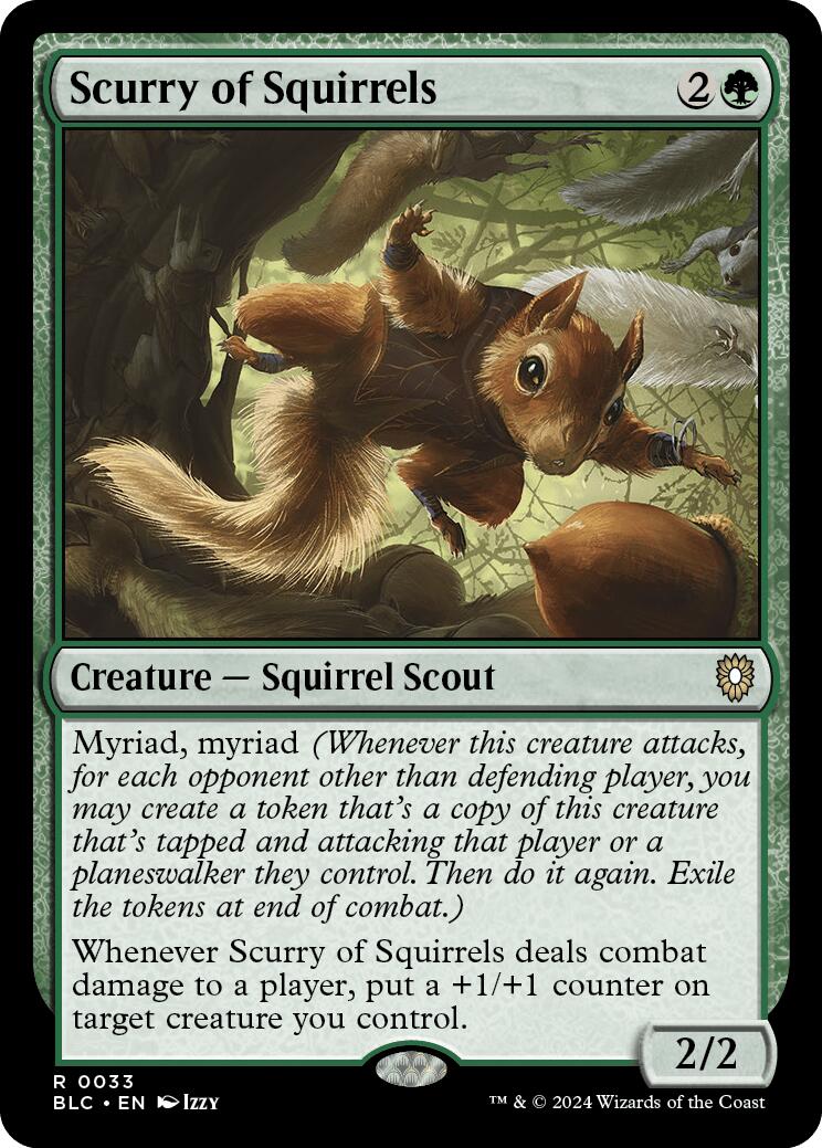 Scurry of Squirrels [Bloomburrow Commander] | Good Games North