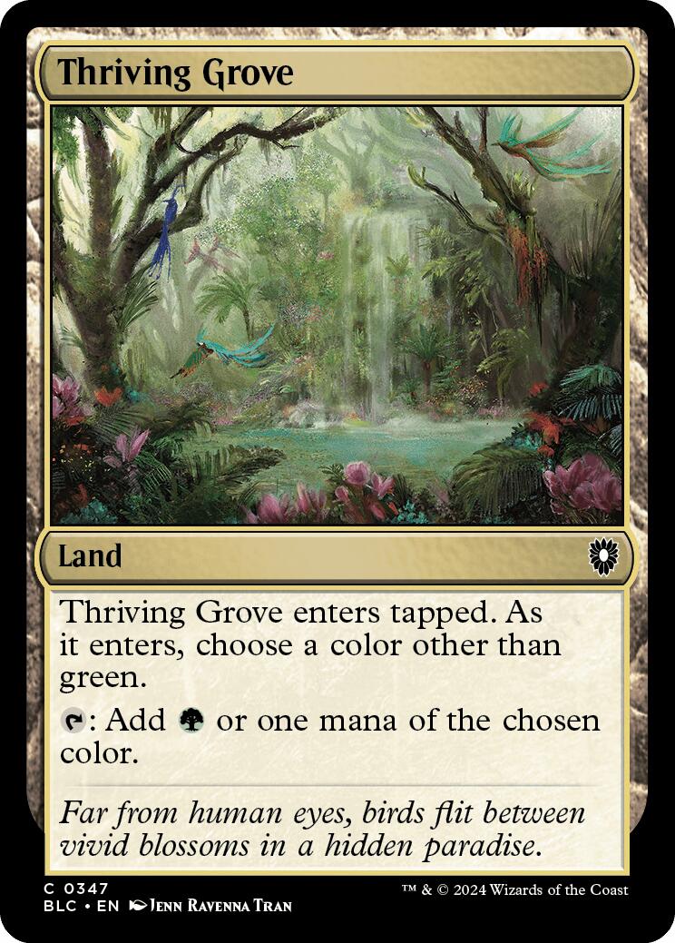 Thriving Grove [Bloomburrow Commander] | Good Games North