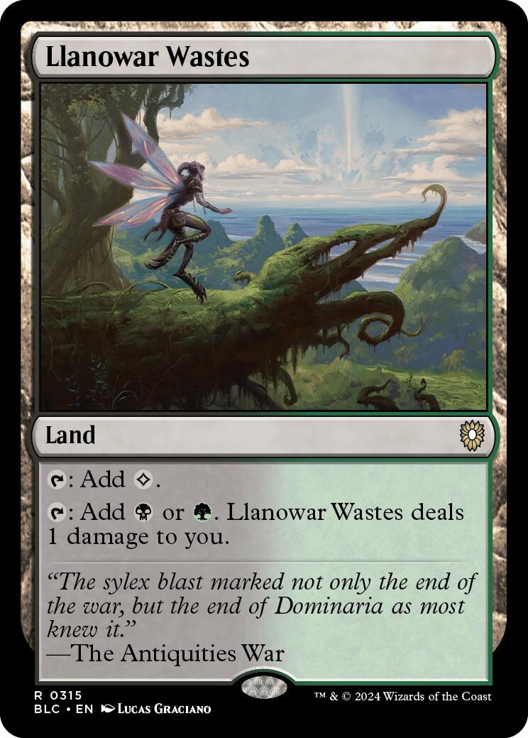 Llanowar Wastes [Bloomburrow Commander] | Good Games North