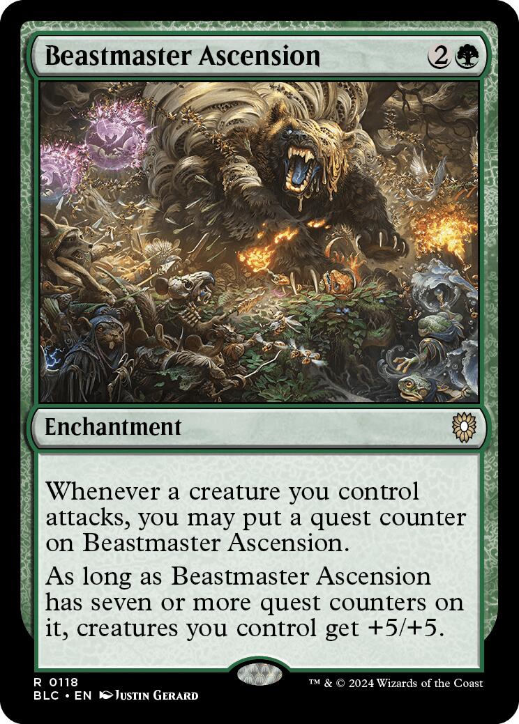 Beastmaster Ascension [Bloomburrow Commander] | Good Games North