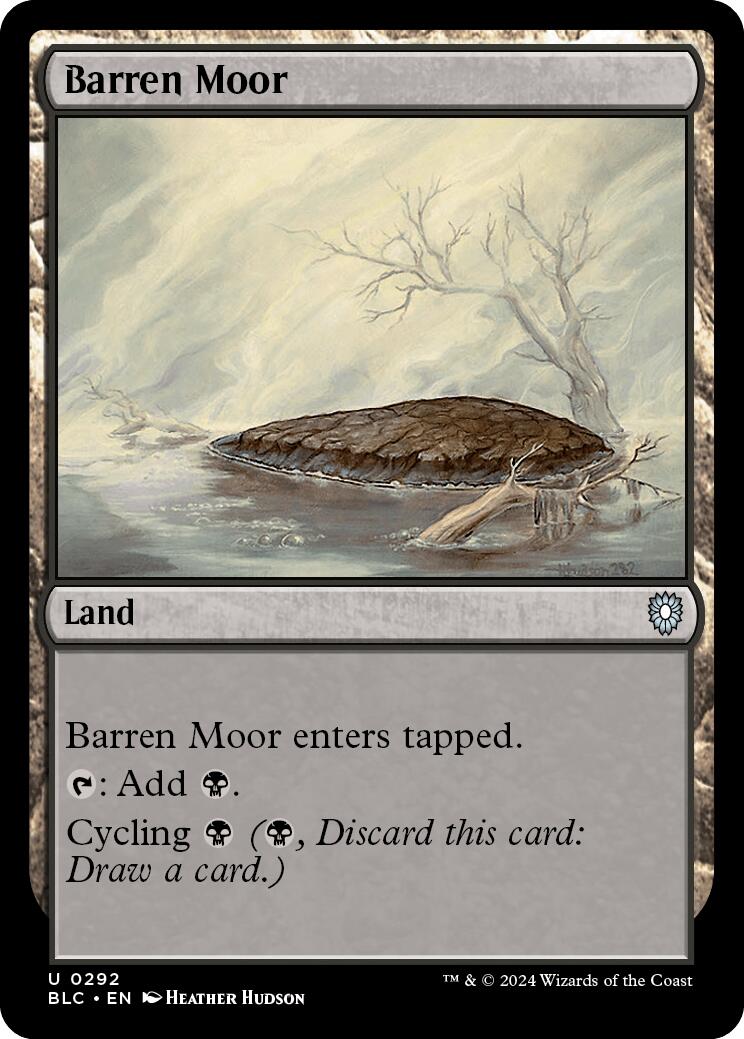 Barren Moor [Bloomburrow Commander] | Good Games North