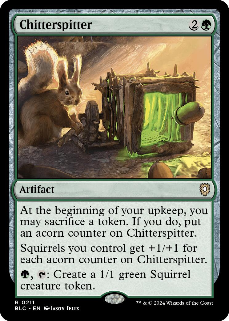 Chitterspitter [Bloomburrow Commander] | Good Games North