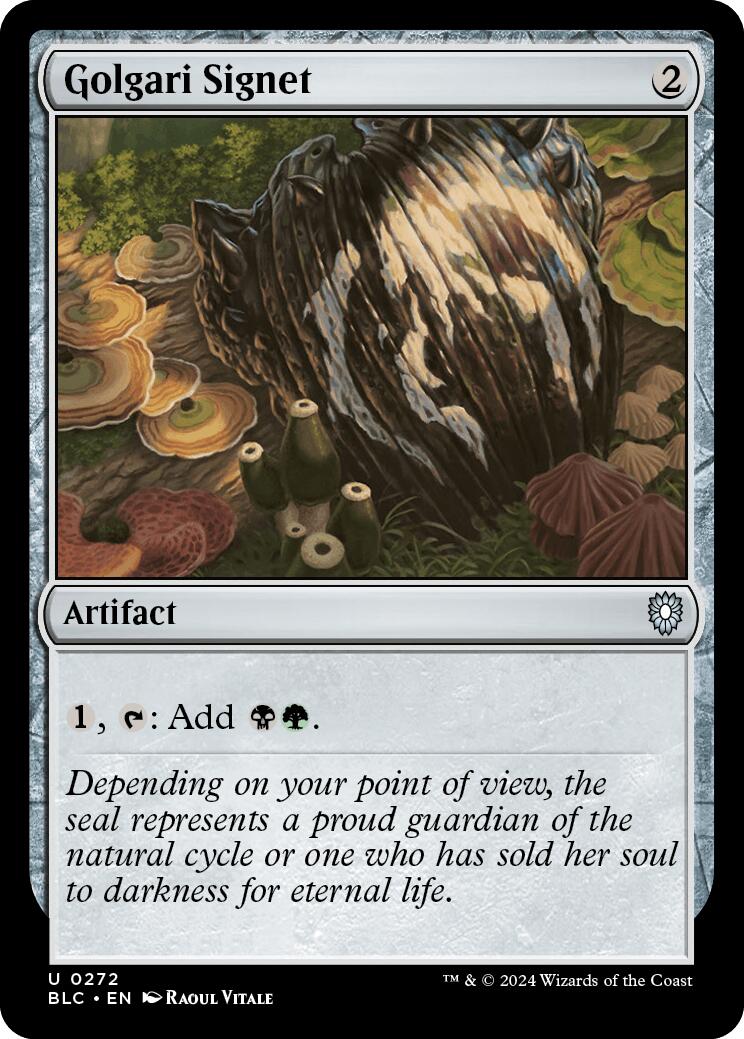 Golgari Signet [Bloomburrow Commander] | Good Games North