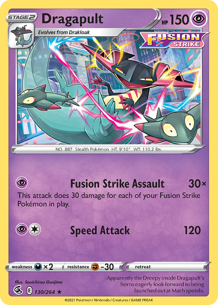 Dragapult (130/264) (Theme Deck Exclusive) [Sword & Shield: Fusion Strike] | Good Games North