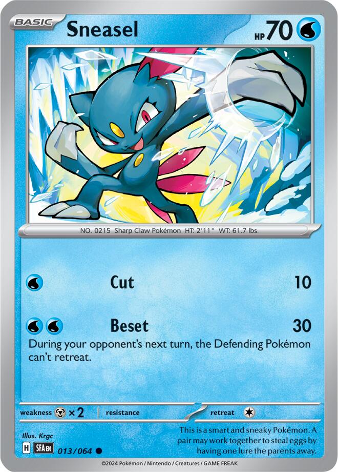 Sneasel (013/064) [Scarlet & Violet: Shrouded Fable] | Good Games North
