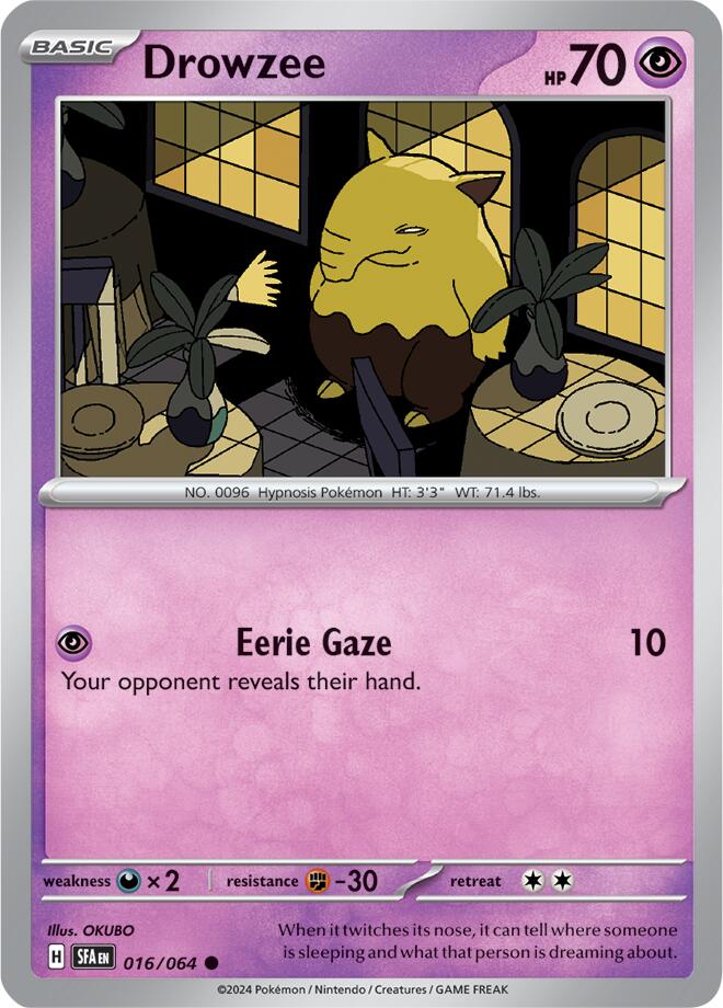 Drowzee (016/064) [Scarlet & Violet: Shrouded Fable] | Good Games North